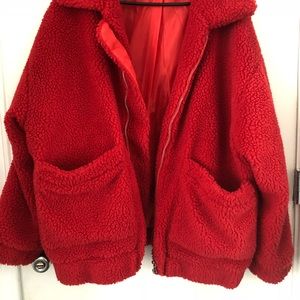 Red Pixie Coat